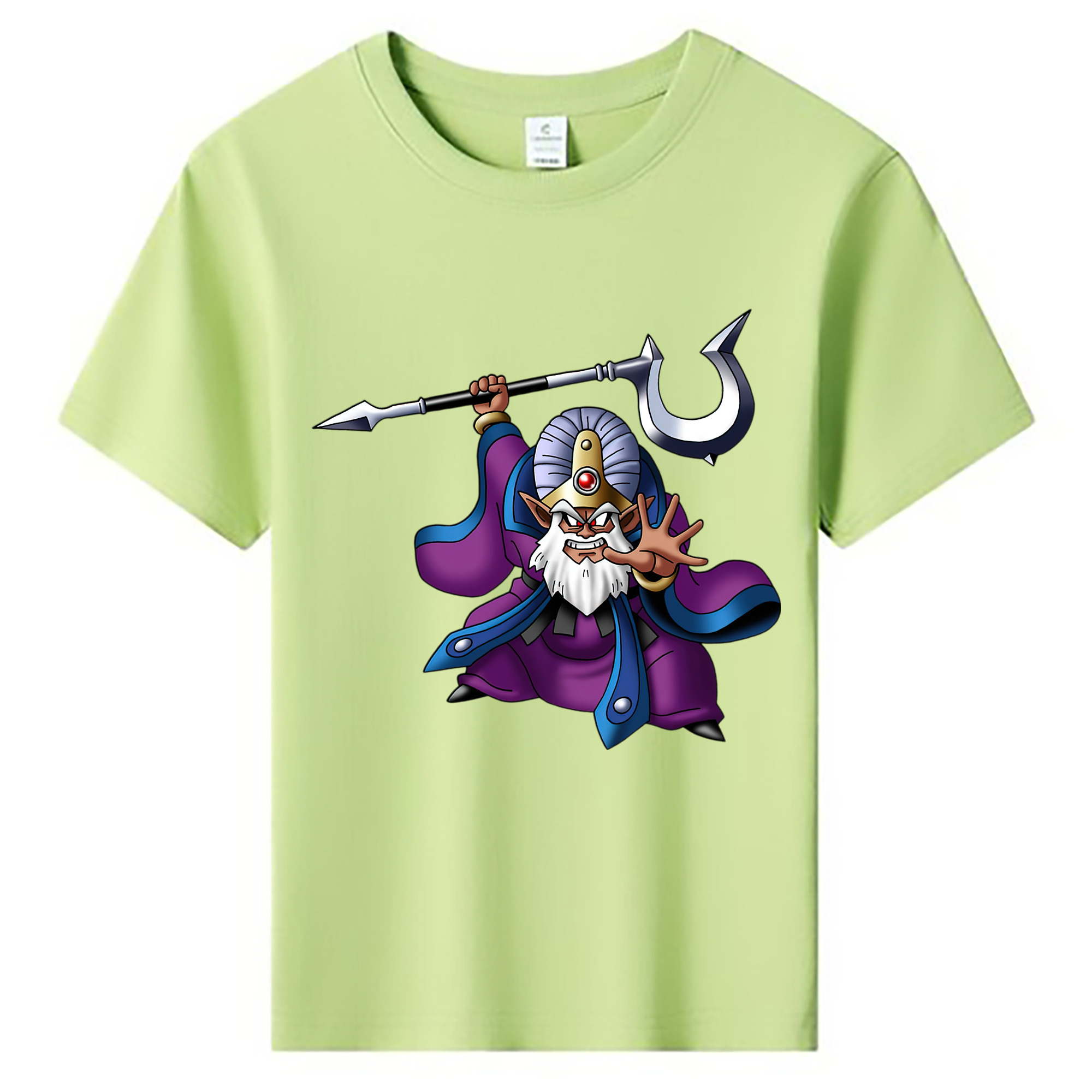 （画像用） ドラゴンクエスト Doragon Kuesuto Dragon Quest 綿100％キッズTシャツ（フロントプリント）